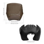 Front Upper Fairing w/ 15" Windshield for Harley Dyna Street Bob (2006–2017)