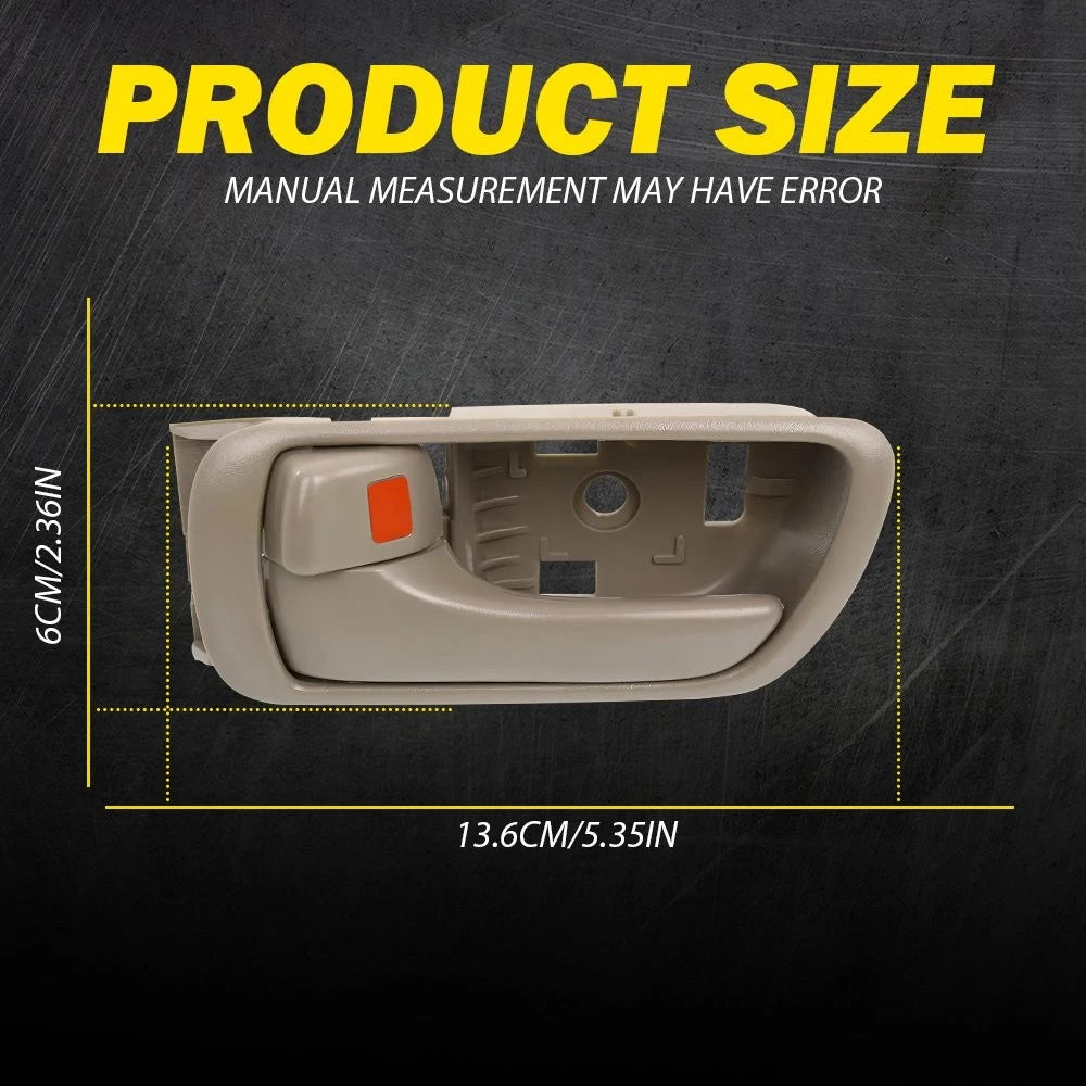 2X Inside Door Handles Left Side 6920633030E for Toyota Camry (2002–2006)