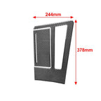 RHD Carbon Fiber Center Console Trim for Audi A6 A7 (2019-2024)