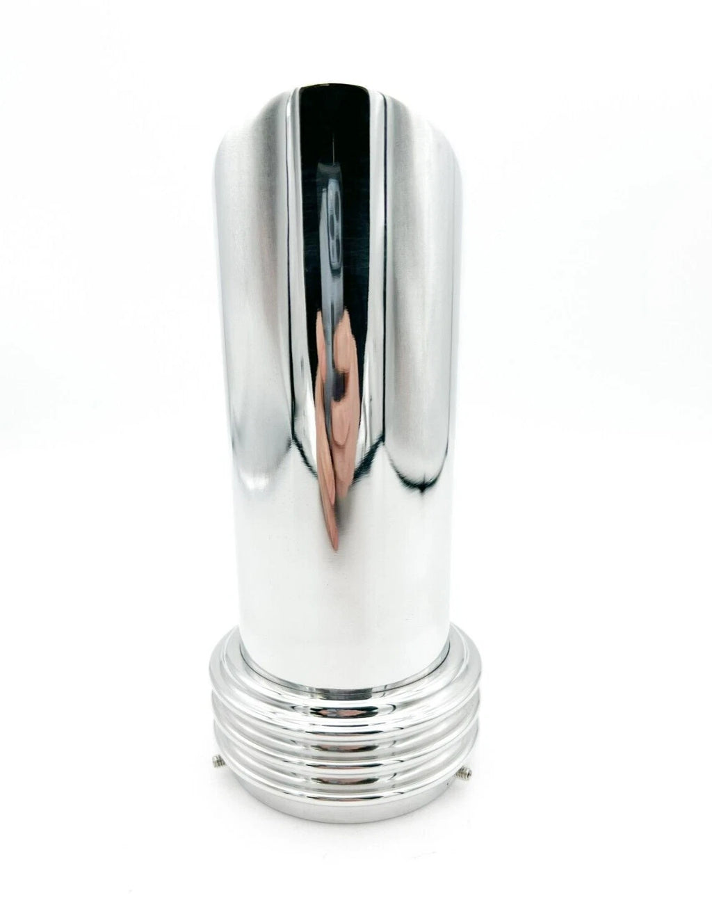 2 Barrel Carburetor Velocity Stack with Bug Dome for Polished Aluminum (7.5 in)