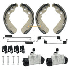 Rear Brake Wheel Cylinders with Shoes for Kawasaki KAF300 Mule 500 520 550 (1991–2004)
