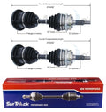 Set of 2 Front CV Axle Shafts for GMC Chevrolet C2500 C3500 (1990–2000)
