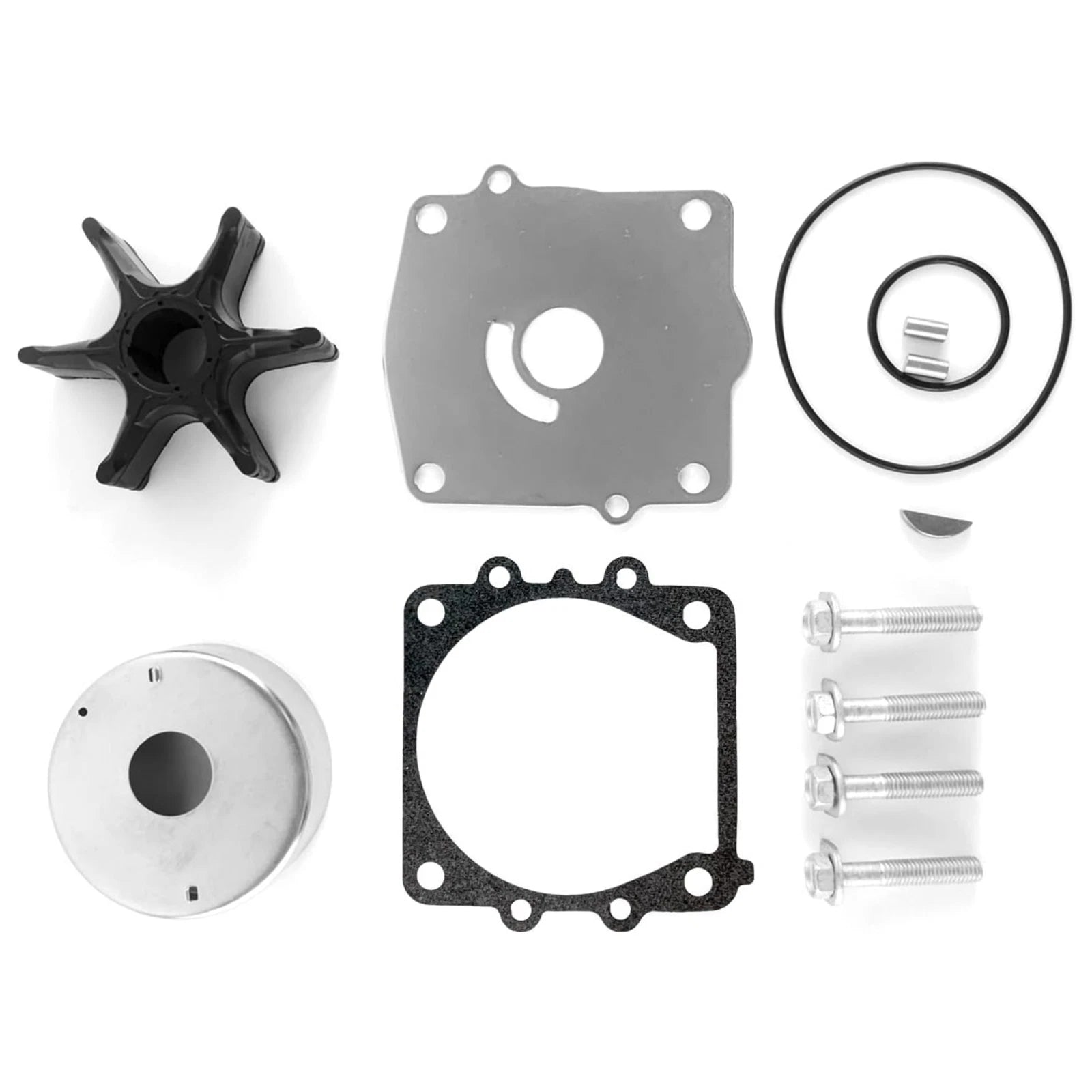 Water Pump Impeller Kit 6E5-W0078-3A for Yamaha Outboard 115 130 HP (1990–2023)