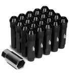 Set of 20 J2 7075 Forged Aluminum M12x1.5 Open-End Lug Nuts for Universal