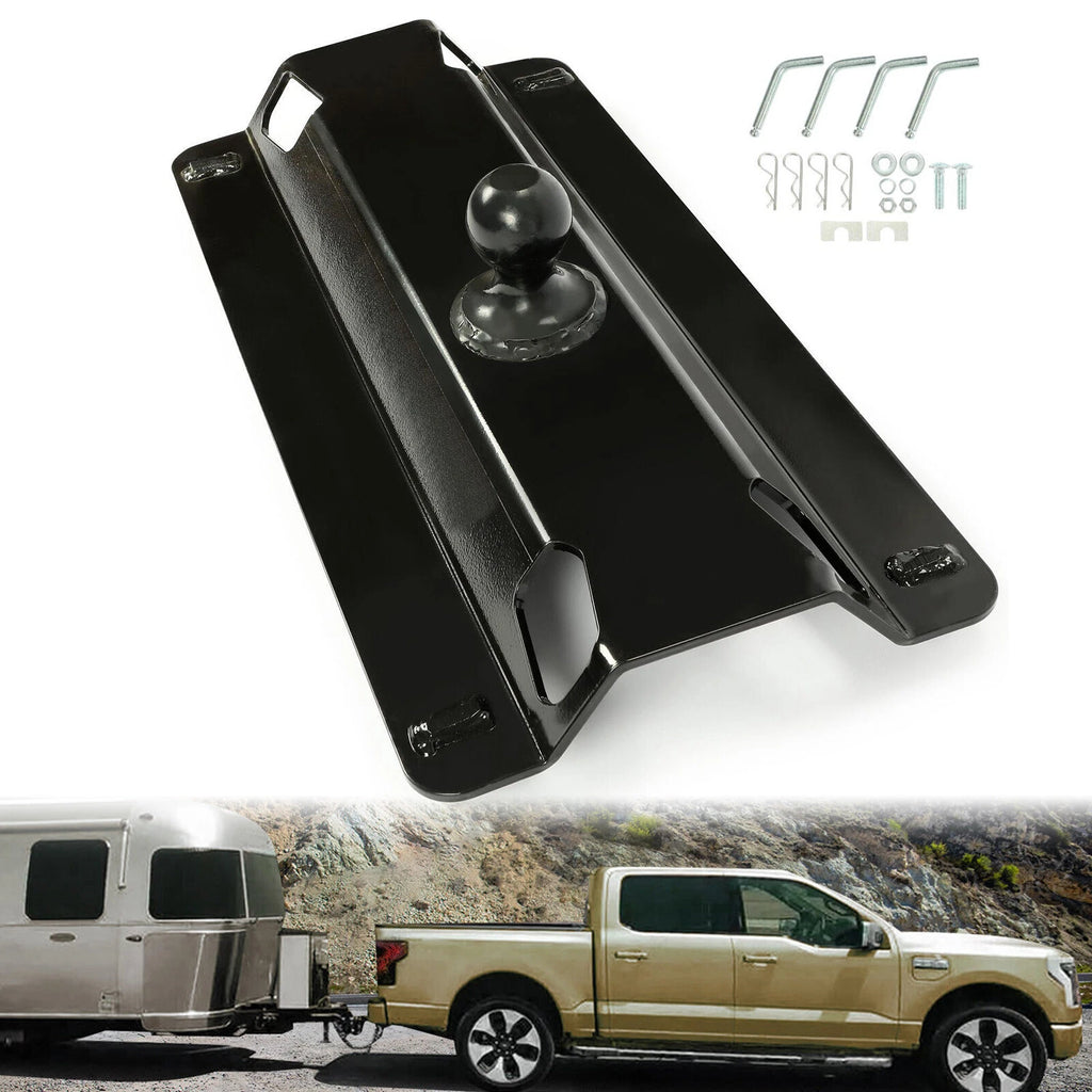 5th Wheel Rail Gooseneck Trailer Hitch 25K for 25000lb Capacity