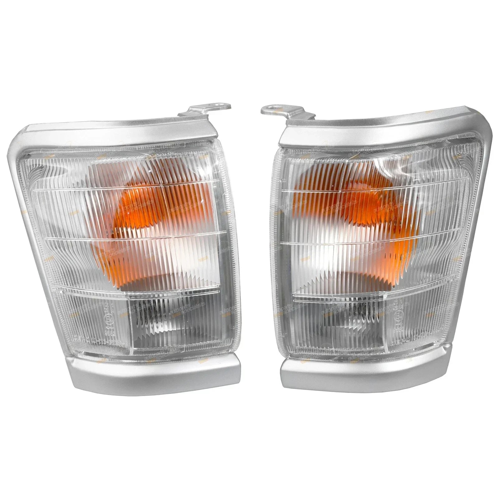 LH+RH/Pair/Clear Corner Indicator Lights for Toyota Hilux (1997–2001)