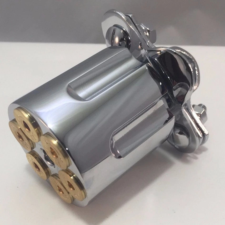 Steering Wheel Spinner Suicide Knob for 44 Magnum Revolver Chrome (44-44)