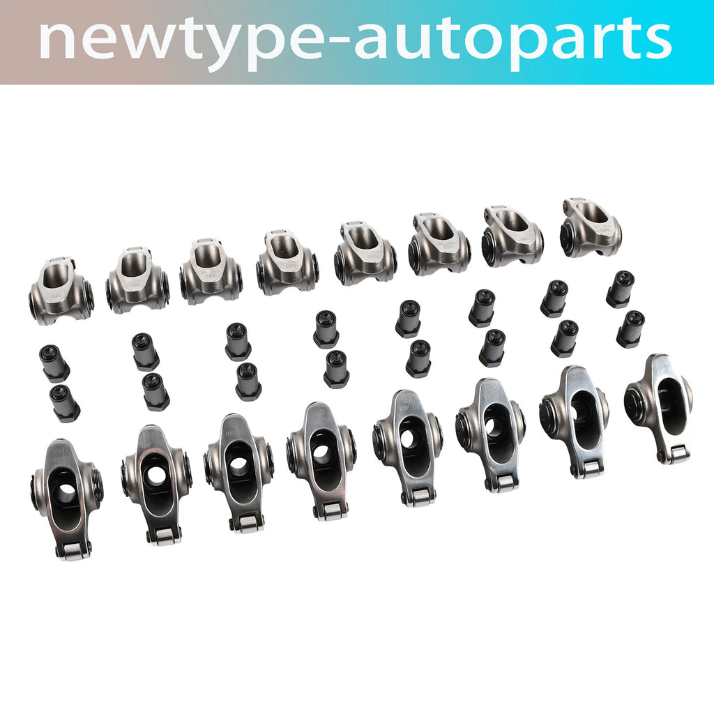 1.5 Ratio 7/16'' Stainless Steel Roller Rocker Arm Set for Chevy SBC 350 (1969–1995)