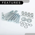 Set of 4 Front Control Arms Cam Bolts Hardware Kit for Dodge Ram 1500 (2002–2008)