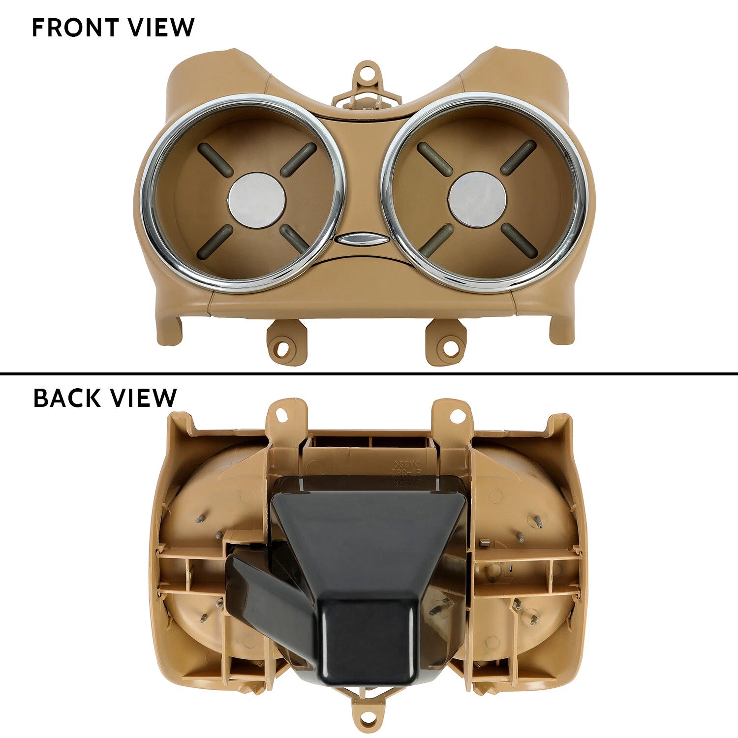 Dual Cup Holder for Mercedes-Benz CLS55 CLS63 CLS500 CLS550 (2006–2011)