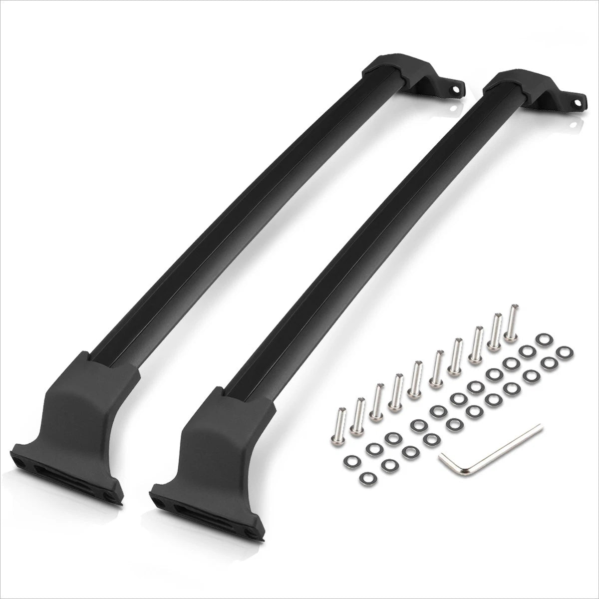 Set of 2 Aluminum Roof Rack Crossbars for Buick Envision (2016–2018)