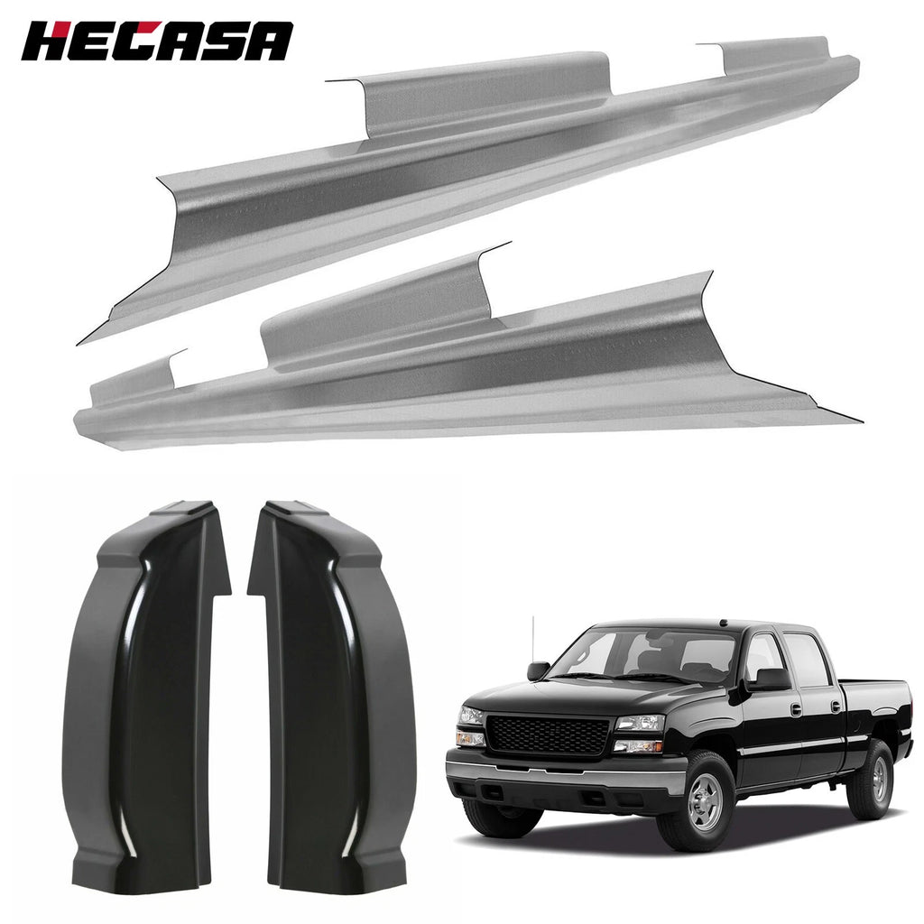 Rocker Panels & Cab Corner for Chevy Silverado GMC Sierra Crew Cab (1999–2007)