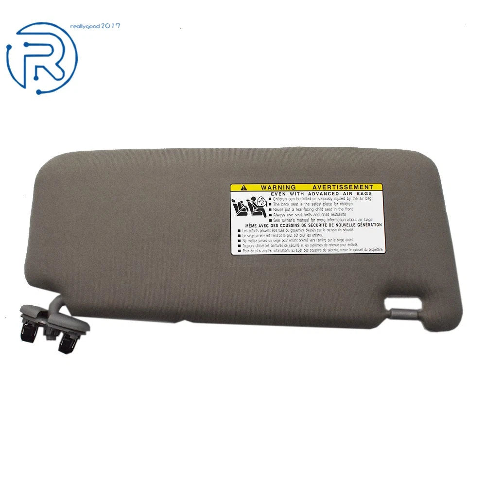 Left Driver Sun Visor for Toyota Camry (2007-2011) Gray Replacement