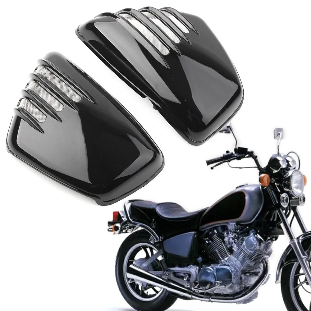 Fairing Cover Battery Side for Yamaha XV700 750 1000 1100 Virago (1984–up) Black