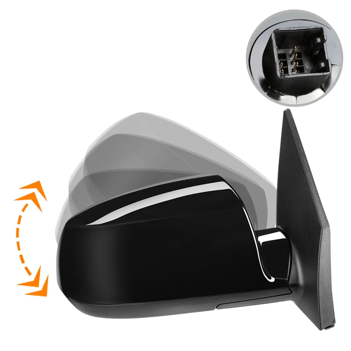 Powered Heated Side Rear View Mirror for Kia Rio 5 (2006–2009)