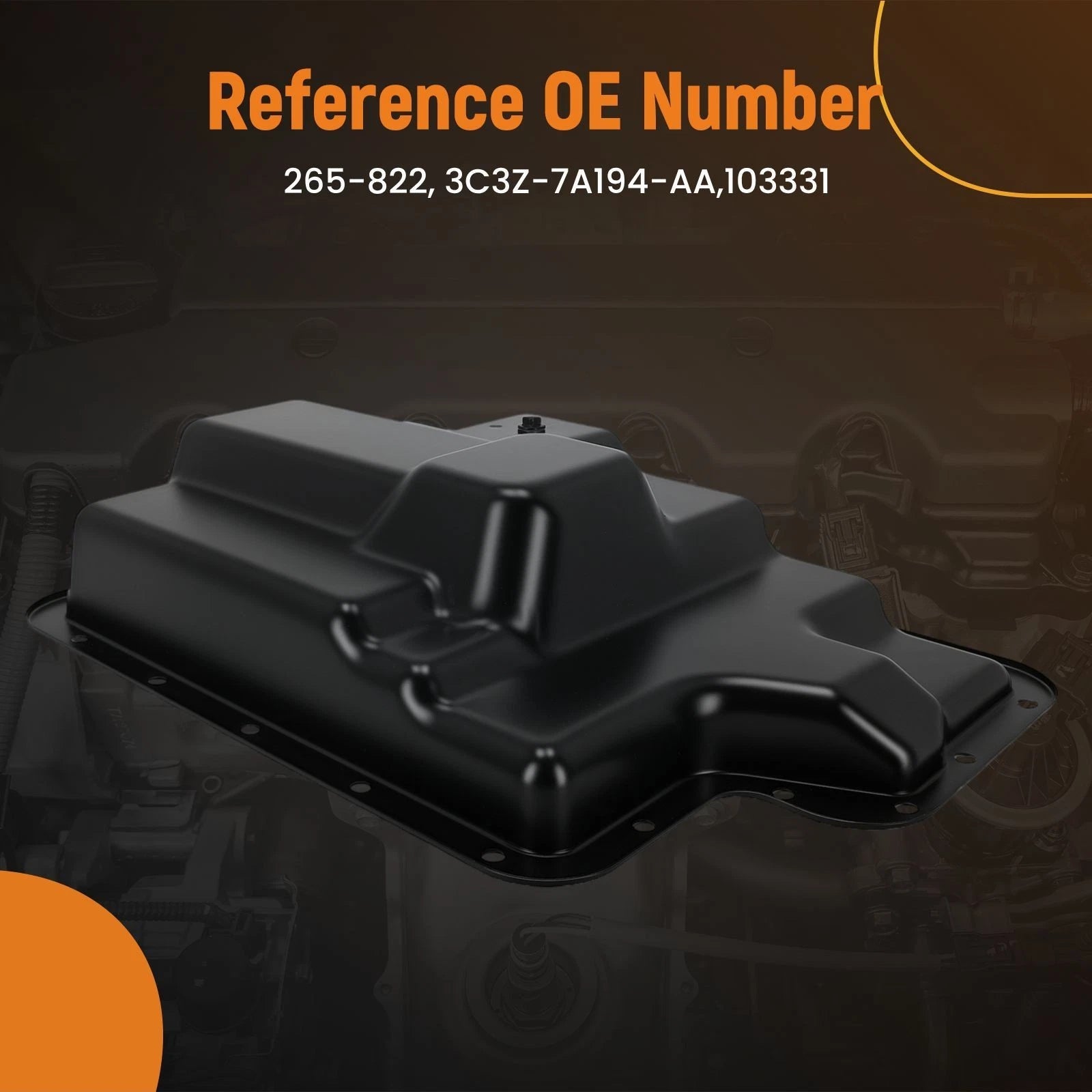 Transmission Oil Pan for Ford F-250 6.0L V8 (2005–2007) 3C3Z-7A194-AA