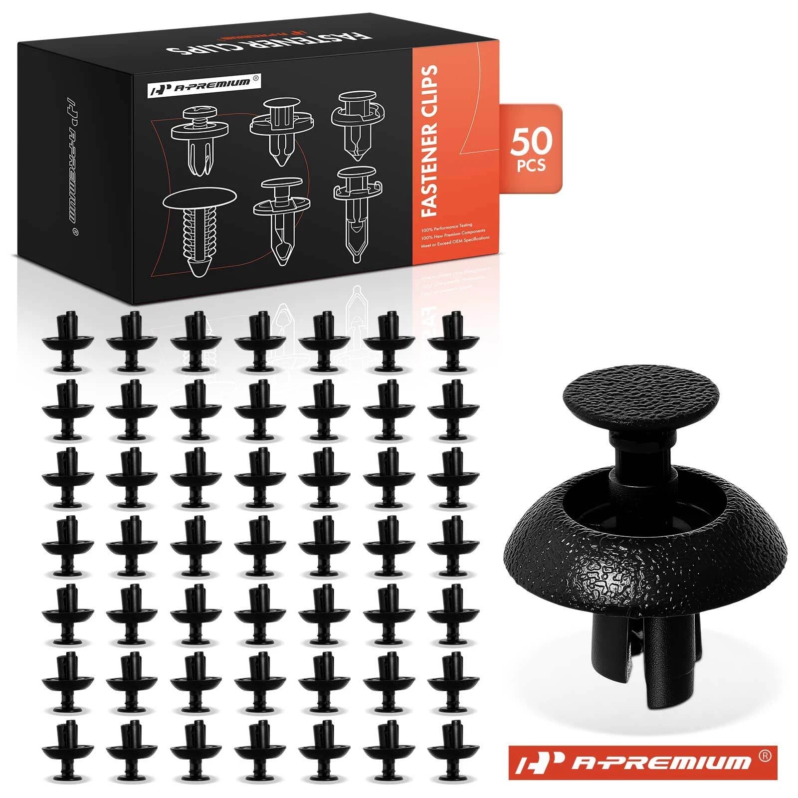 7mm Engine Cover Grille Bumper Retainer Clips for Toyota (2008-2021)