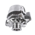Chrome Alternator with Serpentine Pulley for GM Diesel Chevy Small Block V8 (YYYY–YYYY)