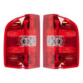 Set of 2 TYC Tail Light Lamp Assembly for Sierra Silverado 1500 3500 HD (2007–2014)