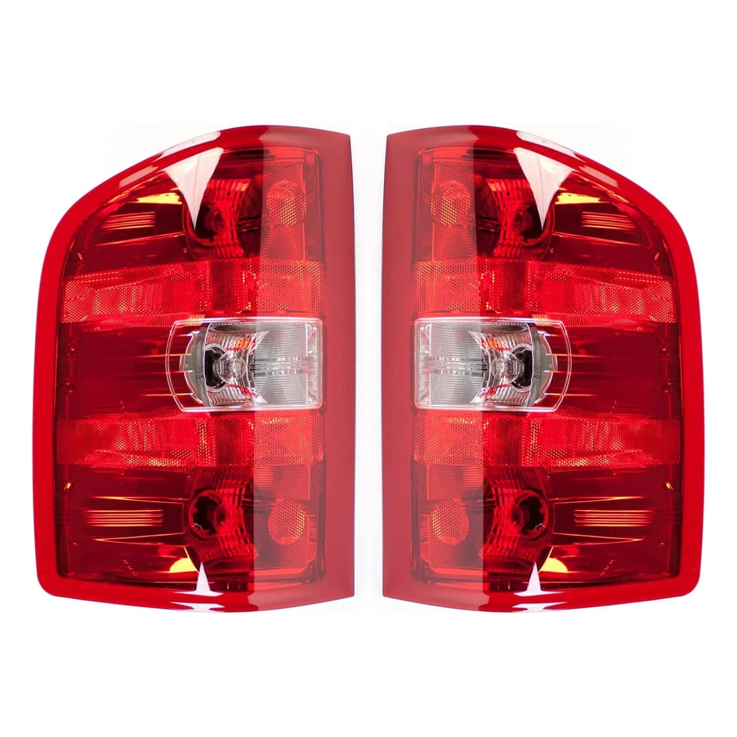 Set of 2 TYC Tail Light Lamp Assembly for Sierra Silverado 1500 3500 HD (2007–2014)
