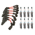 Denso Wire Set & 8 Iridium TT Spark Plugs for Chevy GMC Isuzu V8 (0.040)