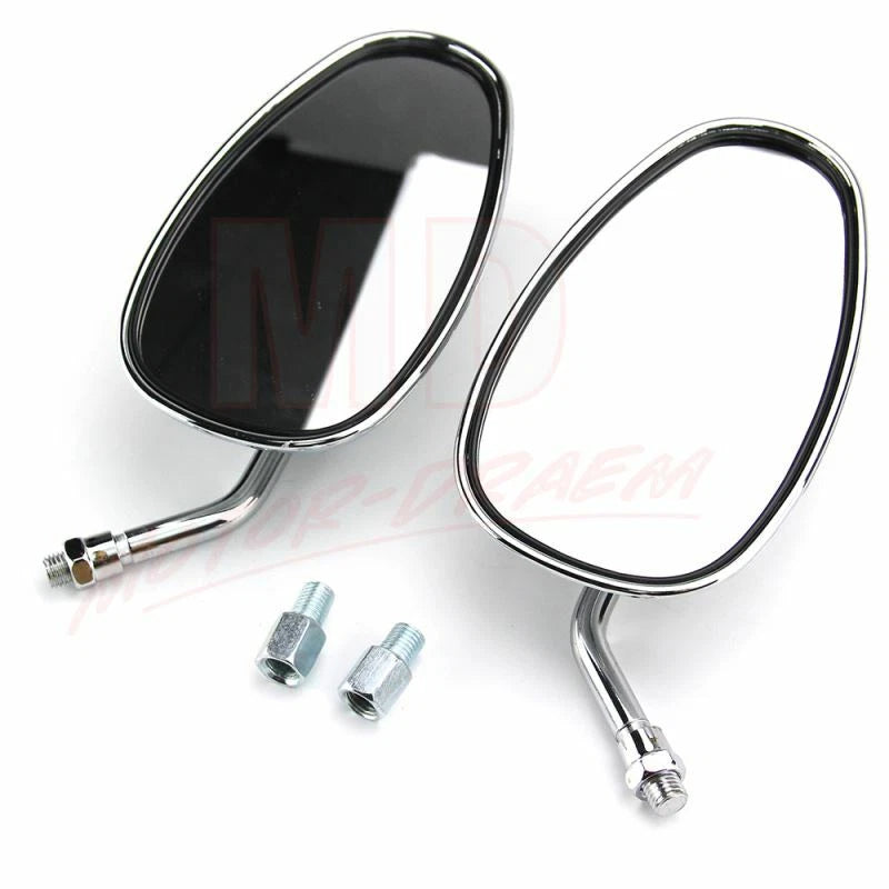 10mm Rearview Side Mirrors for Honda CL90 CB100 CL100 CL125 CB125 (1969–1976)