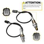 2X Oxygen Sensor for Nissan Rogue 2008–2013 (2.5L, Upstream & Downstream) EXV