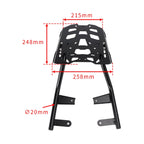 Black Soft Luggage Rear Rack for Yamaha XSR900 (2022–2025)