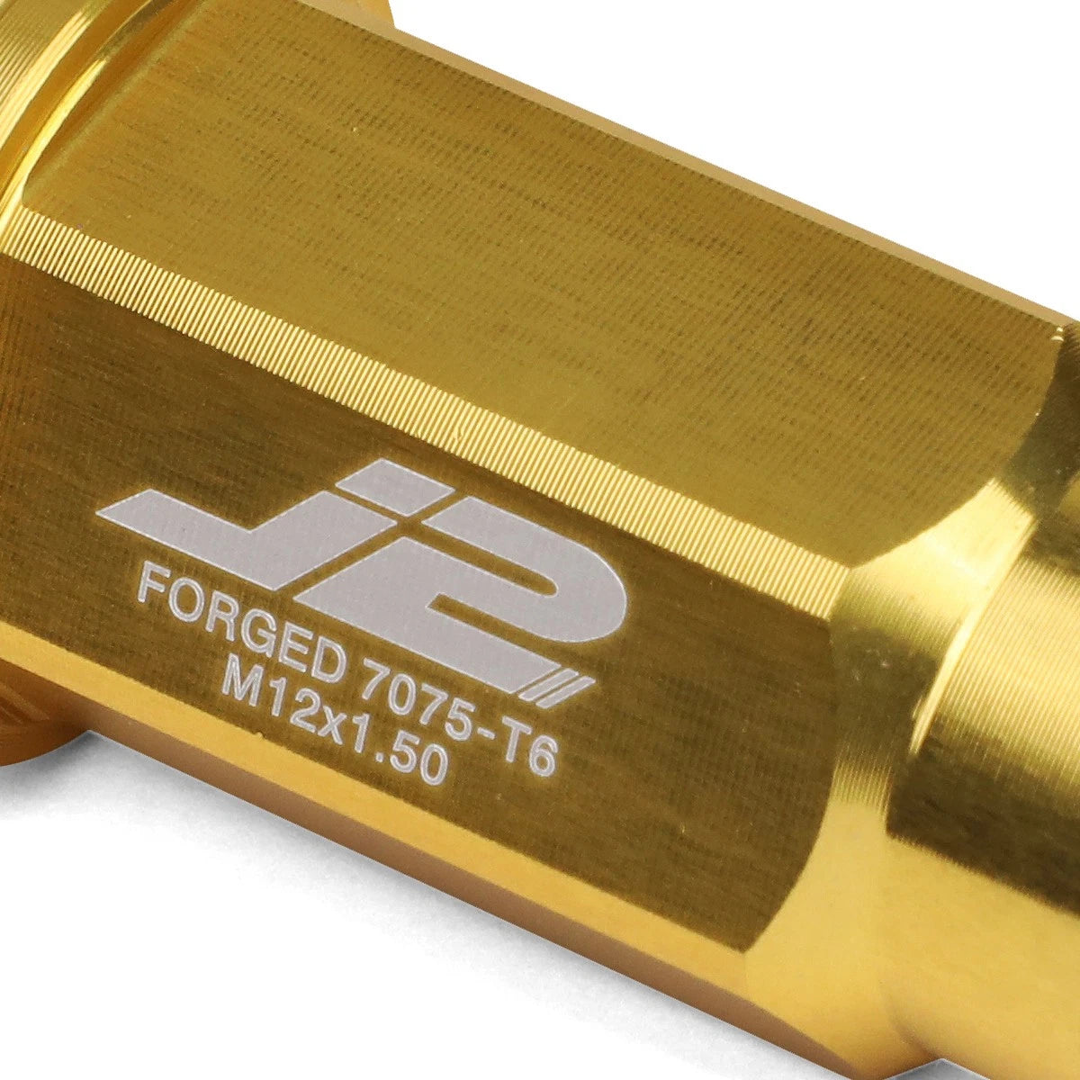20Pcs J2 7075 Forged Aluminum M12x1.5 Open-End Lug Nut Set w/Adapter Gold for