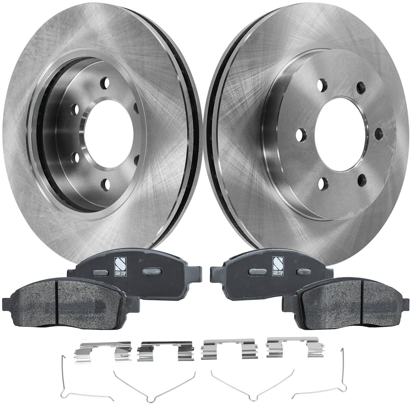 Front Brake Disc and Pad Kit for Ford F-150 (2004–2008)