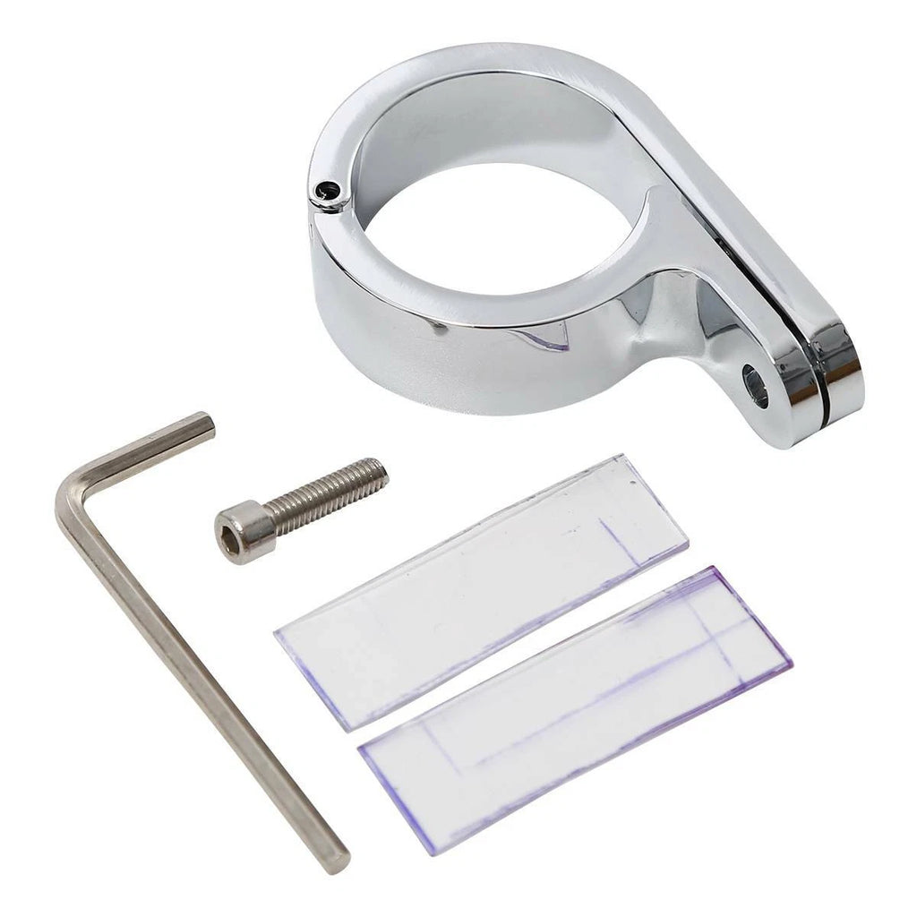 1 1/4" Chrome Universal Handlebar Mounts Clamp for Harley Suzuki