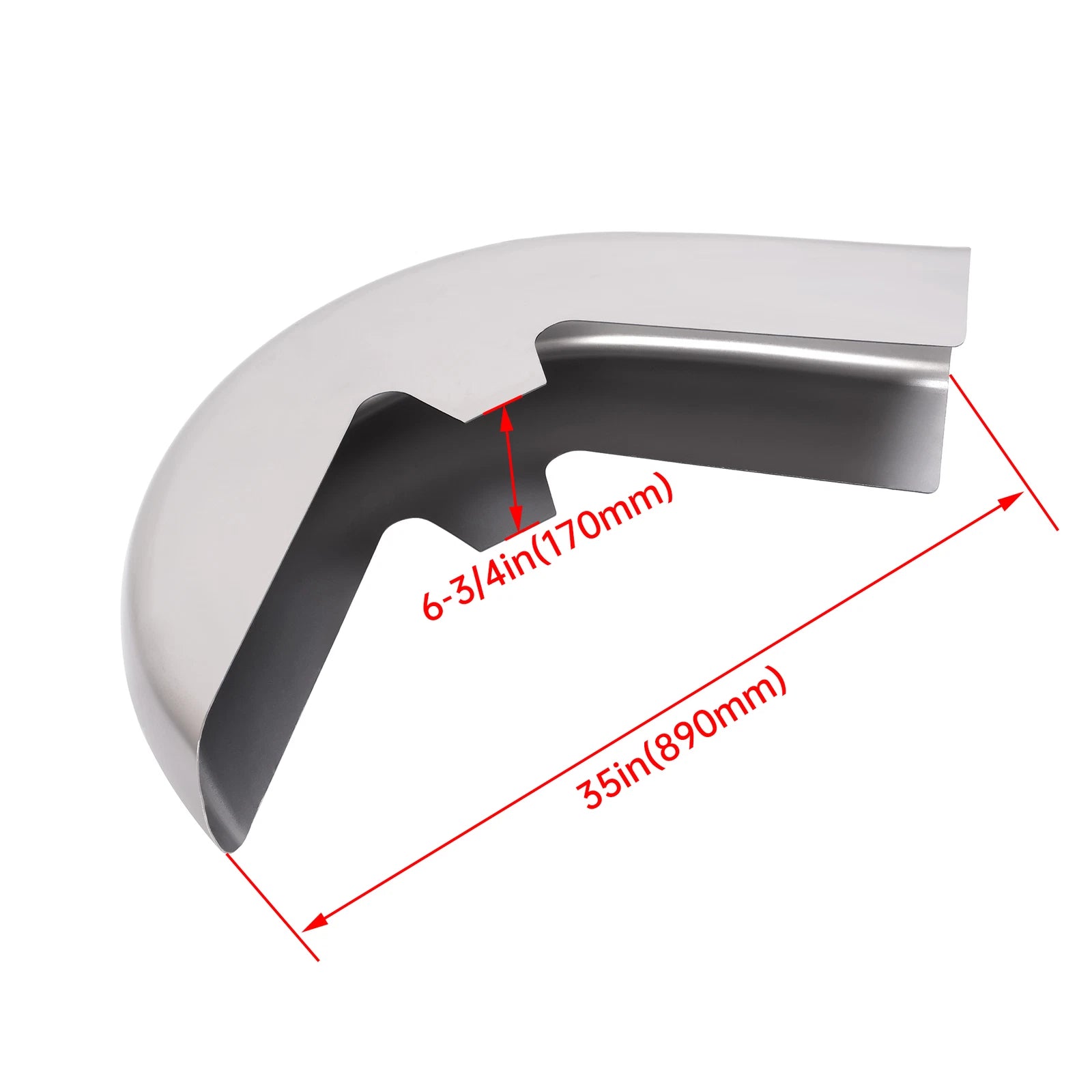 26" Wheel Wrap Front Fender for Harley Davidson Touring Bagger Softail