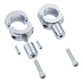 Chrome 3.5" Handlebar Risers for Harley Softail Fat Bob Dyna