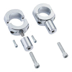 Chrome 3.5" Handlebar Risers for Harley Softail Fat Bob Dyna