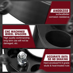 2 Inch 6x135 Hubcentric Wheel Spacers for Lincoln Mark LT Ford F-150 (2011–2014)