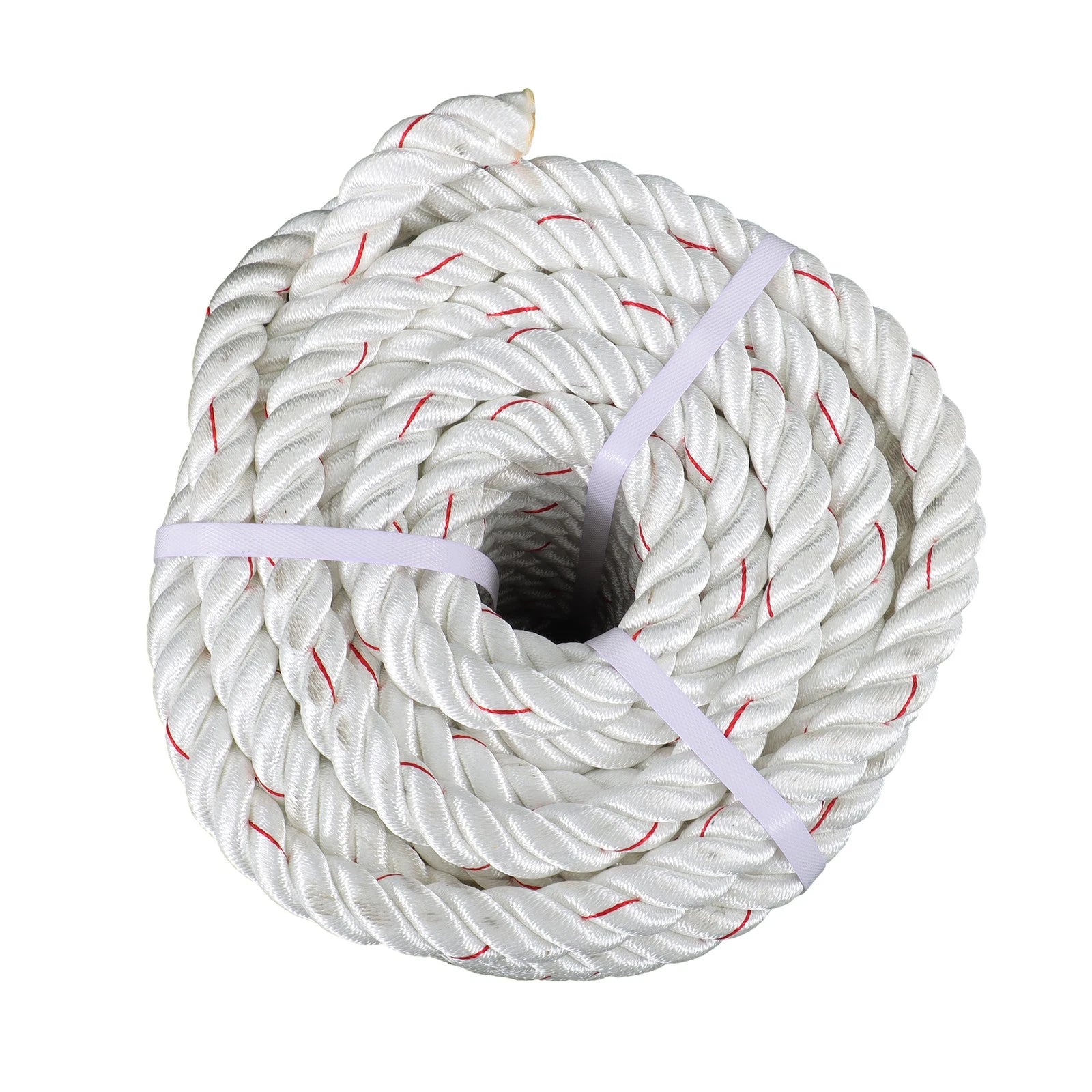 Set of 2 Braided Rope 1 Inch x 120FT 3400 lbs Breaking Strength