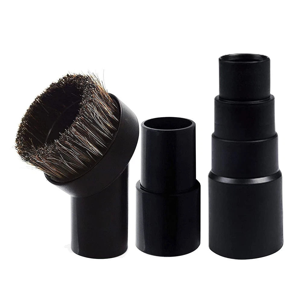 Round Dust Brush Vacuum Attachment for (1-1/4 to 1-3/8 Inch)