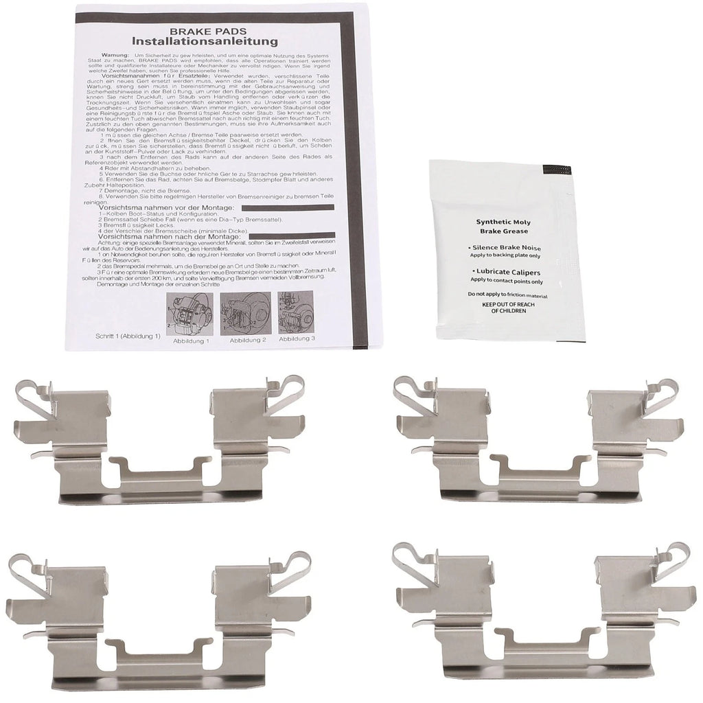 Set of 4 Front and Rear Brake Ceramic Pads for Nissan Altima (2013–2017)