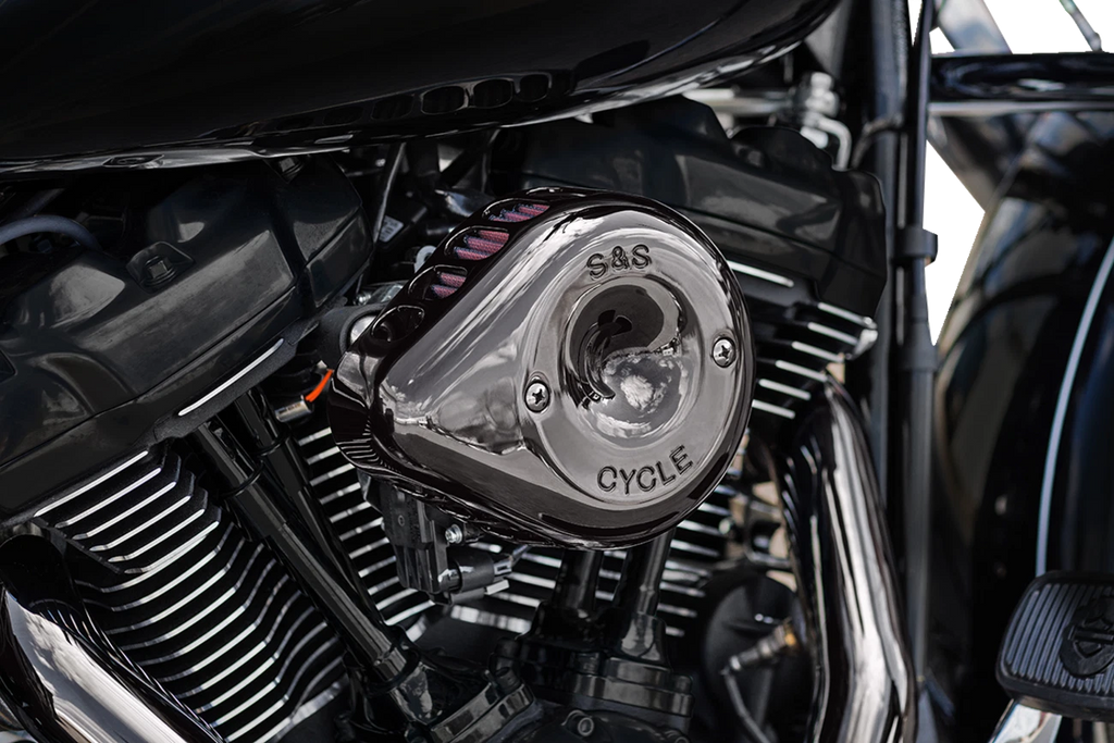 S&S Stealth Mini Teardrop Air Cleaner Kit for Harley Touring (2017–2023)