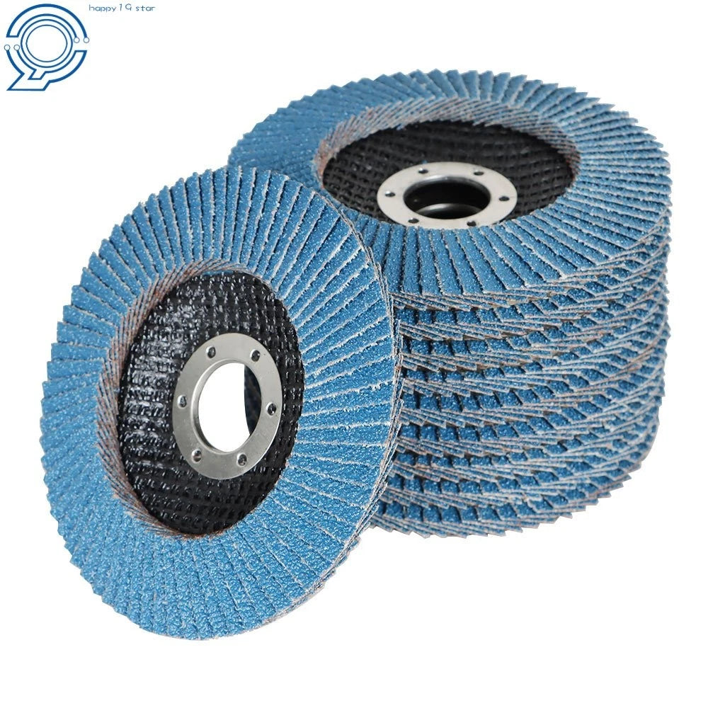 Set of 200 Zirconia Flap Discs 4.5" 40 Grit for Sanding