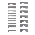 Set of 17 Angle Blocks for Precision Measurement (0.0003 inch)