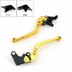 Long Brake Clutch Levers for Aprilia RSV4/RSV4 Factory (2009–2014) Gold T9