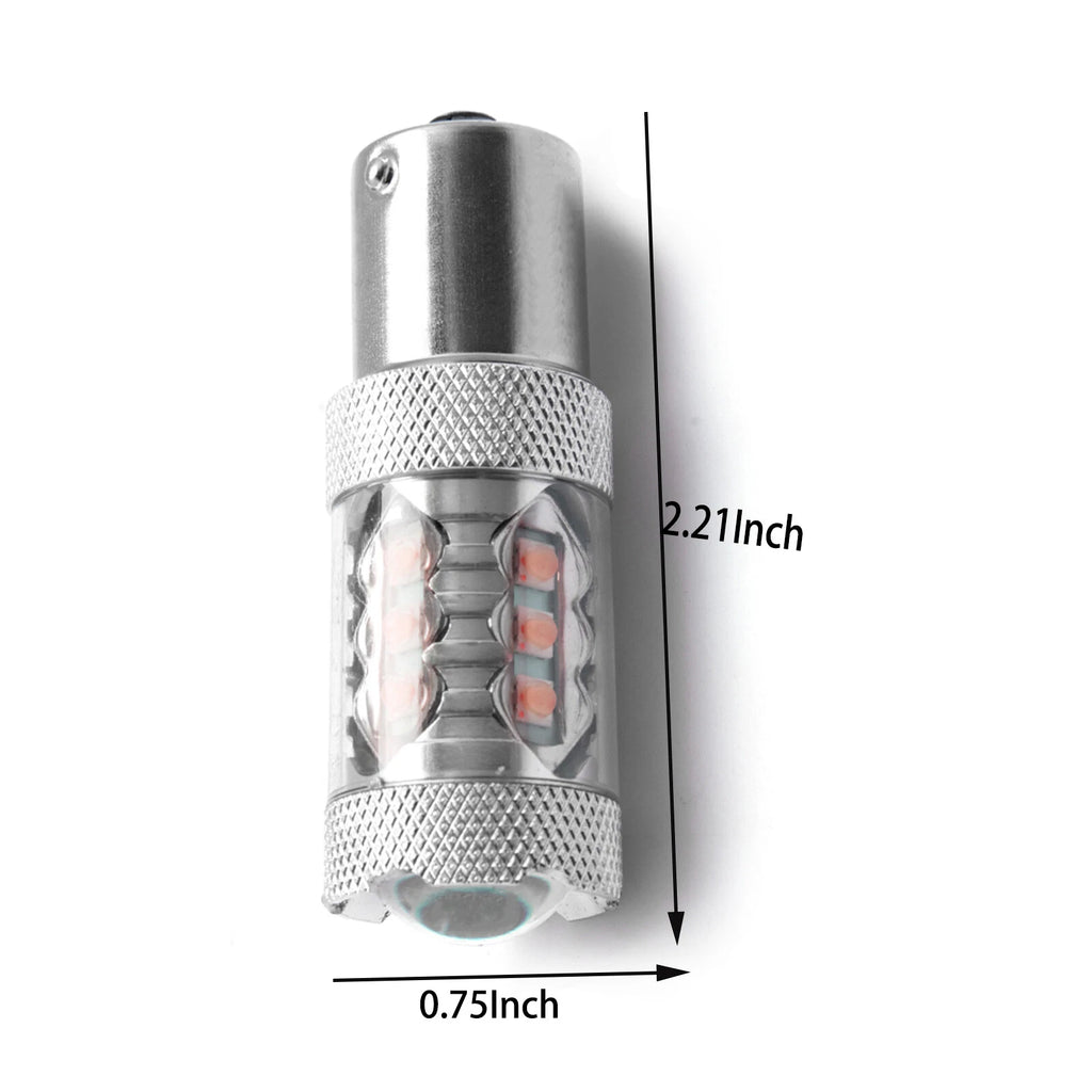 Red LED Projector Lens Bulb for Tail Light, Backup & Reverse Light (-)