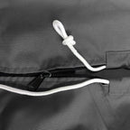 Outboard Motor Engine Cover for Boat (Fits 15-20HP) Black Breathable Shield