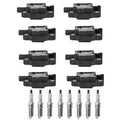 Set of 8 Ignition Coils & NGK Iridium Spark Plugs for Escalade Tahoe Yukon (2007–2014)
