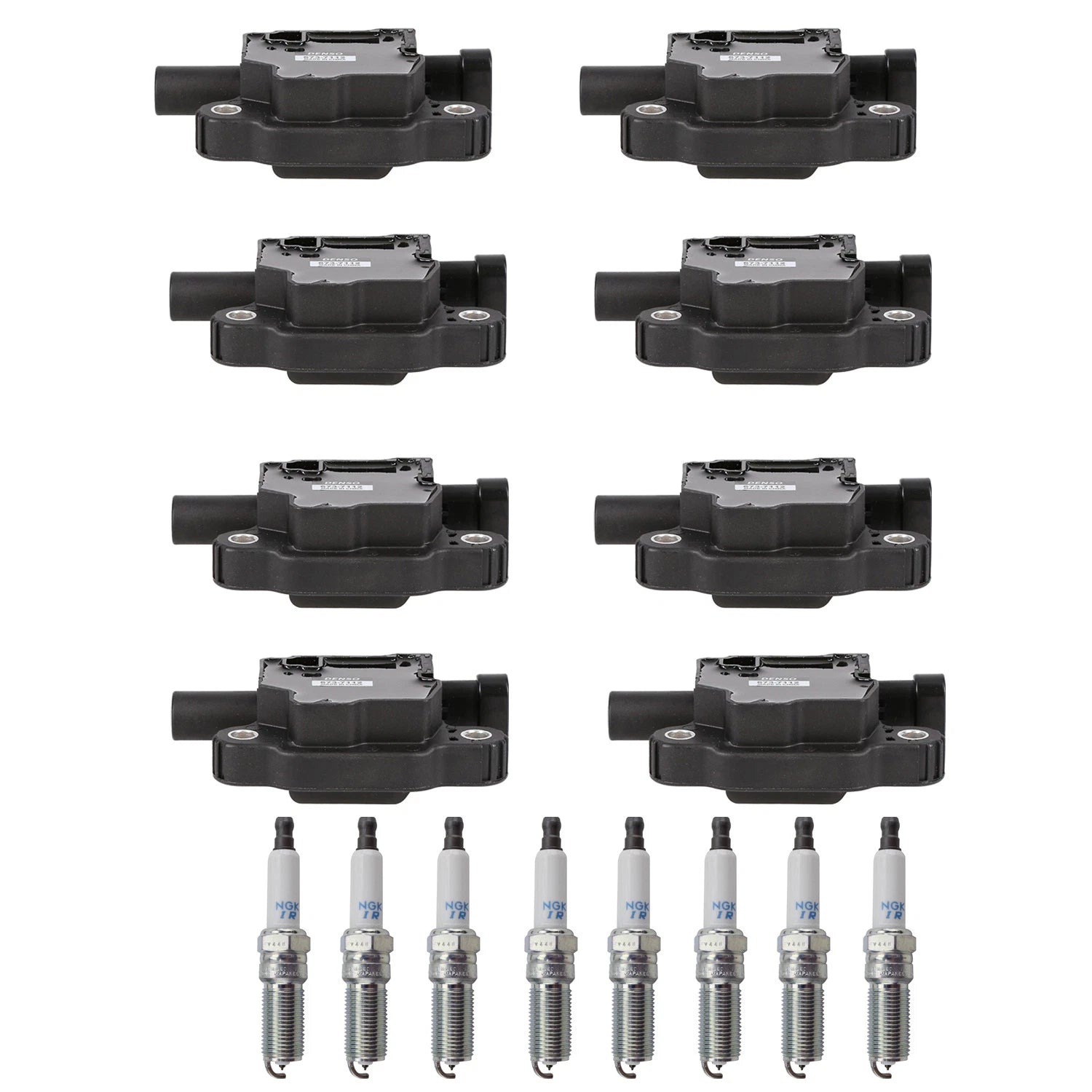 Set of 8 Ignition Coils & NGK Iridium Spark Plugs for Escalade Tahoe Yukon (2007–2014)