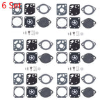 Set of 6 Carburetor Repair Kits for STIHL FS87 FS91 FS100 (C1Q-S72 C1Q-S110)