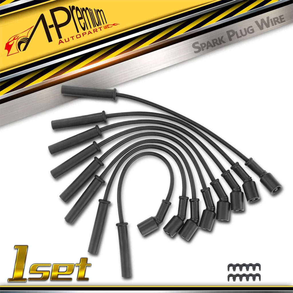 8x Spark Plug Wire Set for Dodge Ram 1500, Dakota, Chrysler Aspen, Jeep