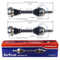 Set of 2 Front CV Axle Shafts for Lexus ES250, Toyota Camry, Celica