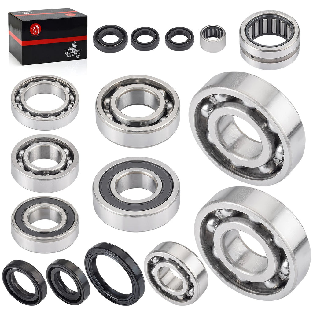 Crankshaft Transmission Bearings with Seals Kit for Yamaha WR400F (1998–2000)